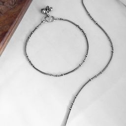 Voylla Silver-Plated Anklet-image-52