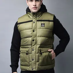 Woodland Men Colourblocked Padded Jacket-picture-17