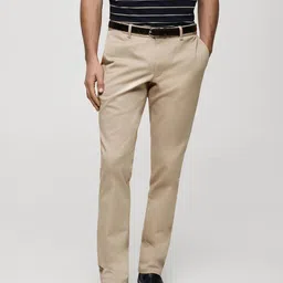 MANGO MAN Men Slim Fit Thermoregulated Chinos-image-96