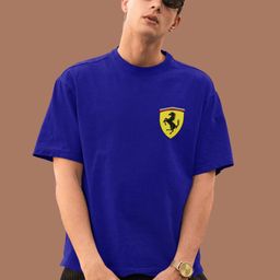 Broke Memers Men Graphic Printed Round Neck Cotton Oversized T-shirt-image-85