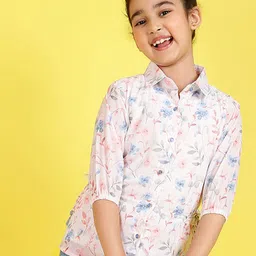 BAESD Floral Print Shirt Style Top-image-78