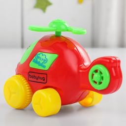 Babyhug Friction Powered Plane And Chopper Set Pack of 4 - Multicolor image 5