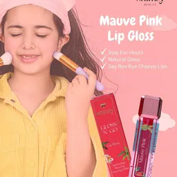 Whimsy Beauty Gloss N Go Non-sticky & Lightweight Lip Gloss- 3.5g- Mauve Pink image 4