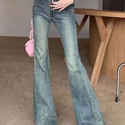 StyleCast Women Wide Lag High-Rise Light Fade Jeans-image-85