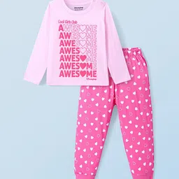 Honeyhap Girls Printed Night suit-picture-42