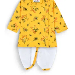 mustmom Boys Ethnic Motifs Printed Kurta & Dhoti-29