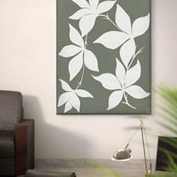 Livin'luxe Grey & White Floral Canvas Wall Art-picture-27