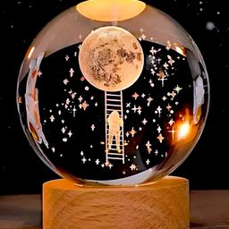 Aura White & Transparent Wooden Showpiece-image-27