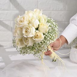 A Forever Promise In White Roses-24
