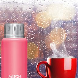 Milton Pink Elfin 160 Thermosteel Hot & Cold Water Bottle 160 ML-image-59
