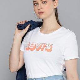 Levis Pure Cotton Brand Logo Printed Casual T-shirt-picture-17