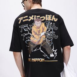 Kook N Keech Men Nippon Print Drop-Shoulder Sleeves T-shirt-image-56
