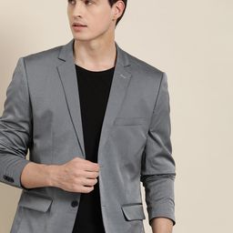 INVICTUS Men Slim Fit Single-Breasted Blazer-56