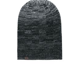 WROGN Unisex Black & Grey Self Design Beanie-14