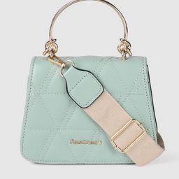 Fastrack Green Quilted Satchel-20