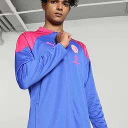 Puma AC Milan Soccer dryCELL Training or Gym Sporty Jacket-image-66