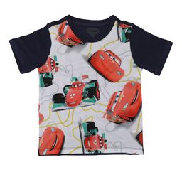Disney by Wear Your Mind Boys White & Black Printed Round Neck T-shirt-image-27