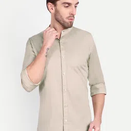 MEGHZ Men Slim Fit Opaque Casual Shirt-image-70