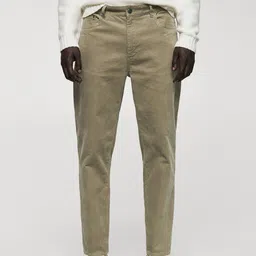 MANGO MAN Slim Fit Corduroy Trousers-picture-16
