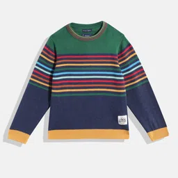 Indian Terrain Boys Striped Pullover-image-103