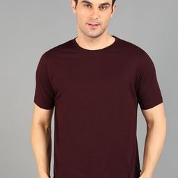 KAEZRI Round Neck Regular Fit Cotton T-shirt-image-92