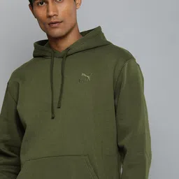 Puma Embroidered Classics Regular Fit Hooded Sweatshirt-50