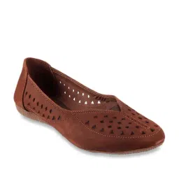 Metro Women's Brown Flat Ballets-image-67