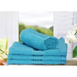 Bianca D'ross Blue 380 GSM Face Cloth - Set of 4-81