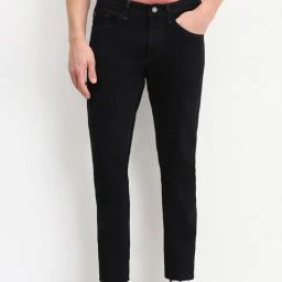 Allen Solly Black Cotton Slim Fit Jeans-image-89
