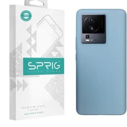Sprig Liquid Silicone Back Cover for IQOO Neo 7 5G (Blue)-image-56