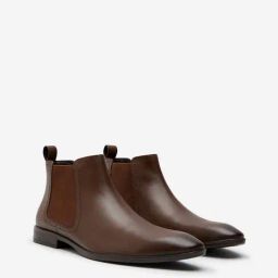 SOLEPLAY by Westside Brown Solid Chelsea Boots-3