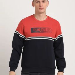 Turtle Multicolor Relaxed Fit Logo Printed Sweatshirt-picture-21