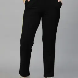 Strong & Brave Black Cotton Regular Fit Trackpants-image-99