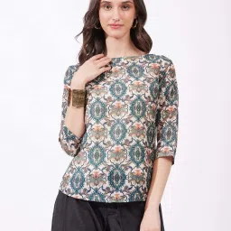 Fablestreet Multicolored Printed Top image 1