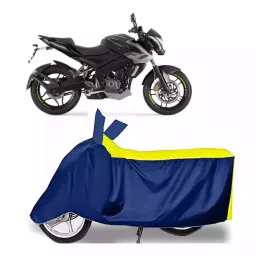 Auto Pearl Bike Cover for Bajaj Pulsar 200NS FI BS6 (Yellow & Blue)-23