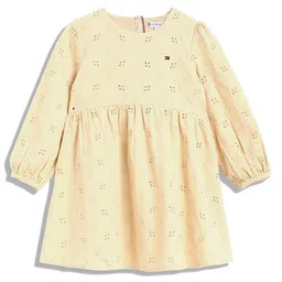 Tommy Hilfiger Girls A-Line Cotton Dress-image-7