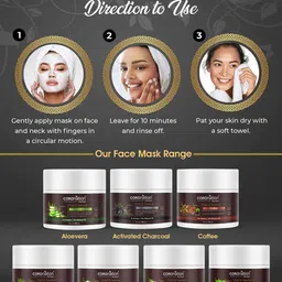 COROnation Herbal Set of 2 Activated Charcoal Clay Face Masks 100 gm Each image 4