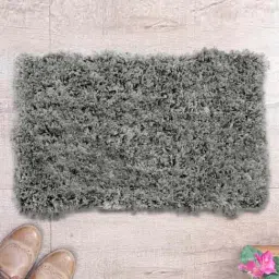 Romee Grey Polyester Door Mat - Set of 1-13