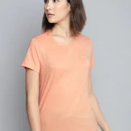 ALCIS Peach Round Neck T-Shirt-image-12