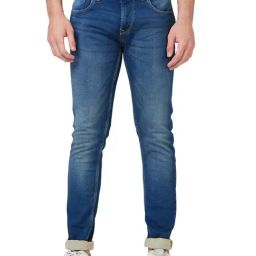 Spykar Blue Slim Fit Low Rise Jeans-image-42