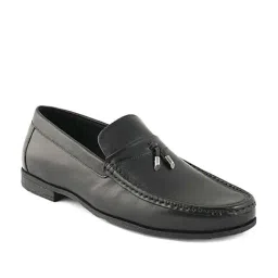 One8 Select By Virat Kohli Debonair Jet Black Loafers-picture-38