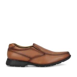 Hitz Men's Tan Formal Slip-Ons-image-75