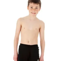 Speedo Kids Black Solid Swim Shorts-image-21