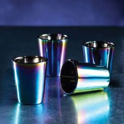 BarCraft Metallic Finish Shot Glasses, Set of 4, 50ml-image-34