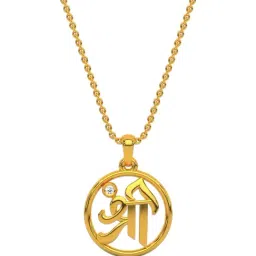 Kisna Diamond & Gold Jewellery 14k Shree Pendant-picture-45