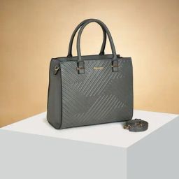 Forever Glam by Pantaloons Olive Textured Handbag-image-45