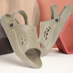 Carlton London Men's Beige Back Strap Sandals-image-25