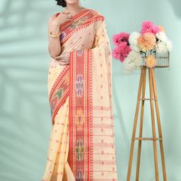 DESH BIDESH Woven Design Pure Cotton Saree-image-35