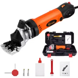 Voltz 1200 W 13 Straight Teeth Heavy Duty Animal Grooming Clippers Kit for Shaving Thick Hair in Sheep, Goats and Pet Livestock-image-77