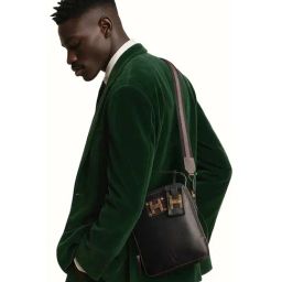 Hidesign Black HARLEM Leather Cross Body Bag-picture-48